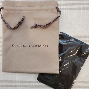 💕Gifted💕DAVID YURMAN DustBag & Silver Cloth